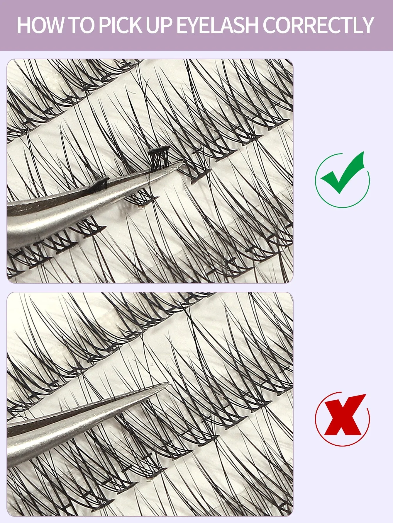 1box Extra Long Individual False Eyelashes