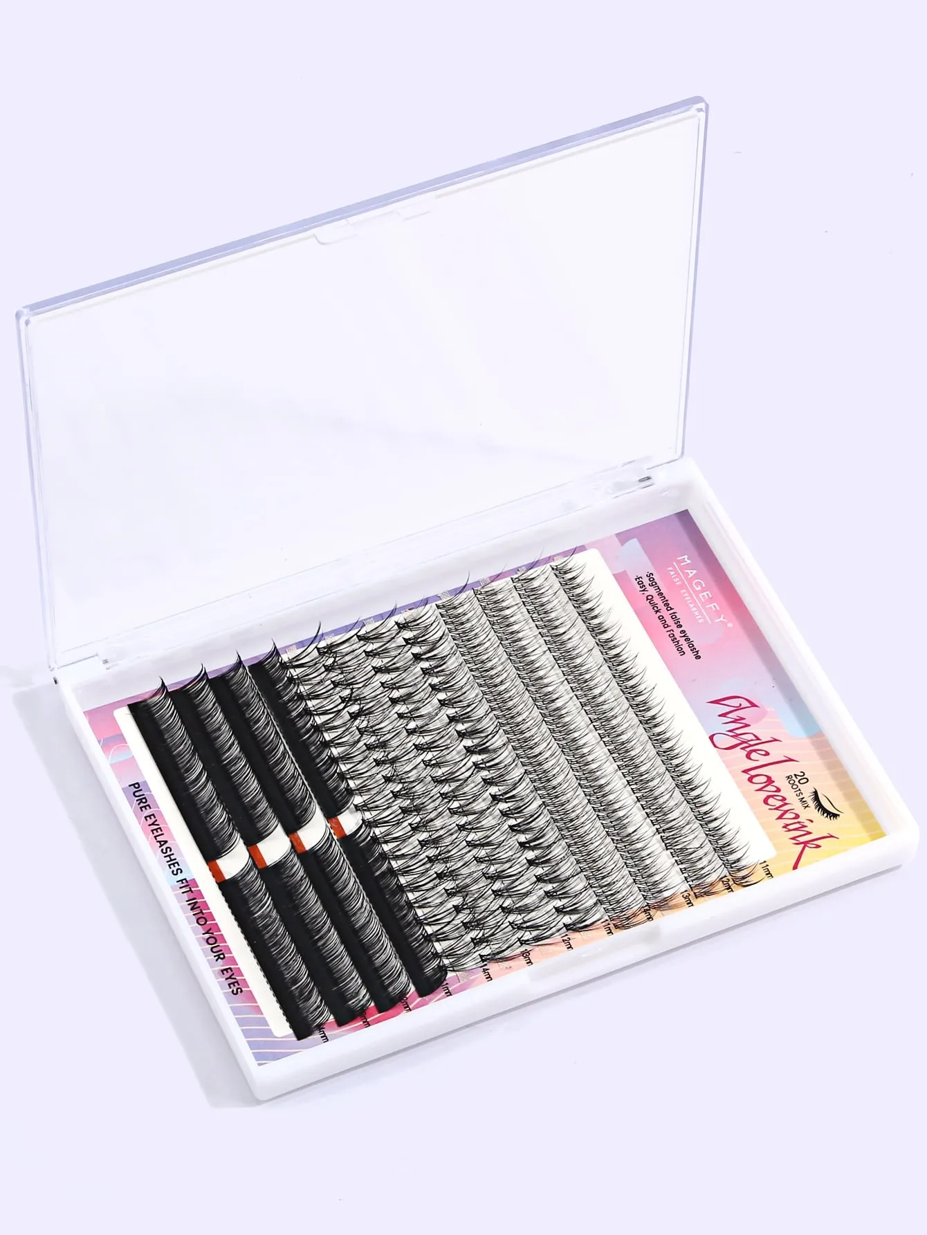 1box Extra Long Individual False Eyelashes