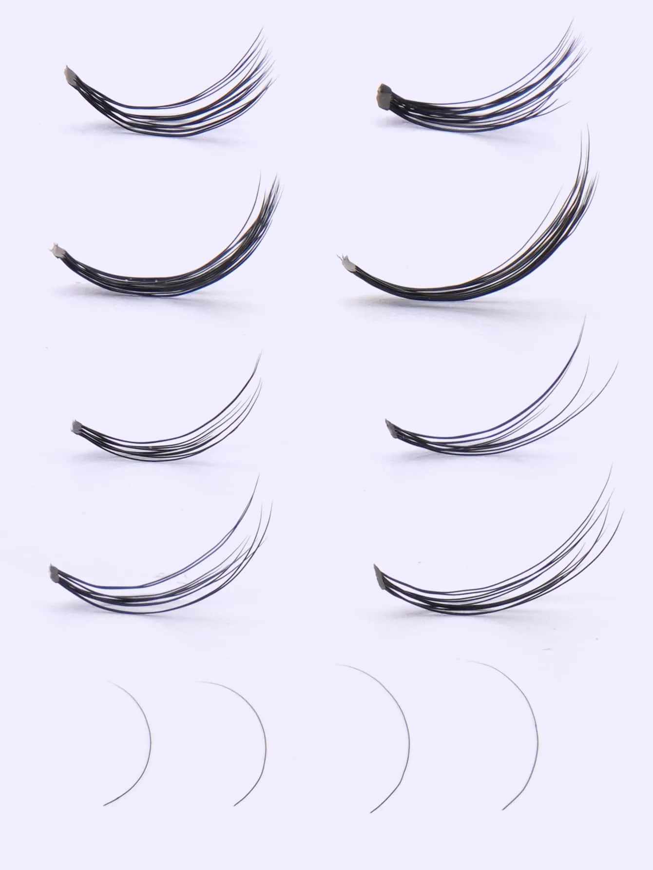 1box Extra Long Individual False Eyelashes