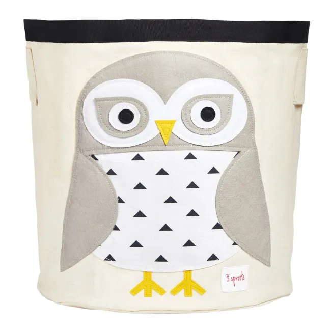 3 sprouts storage bin - snowy owl