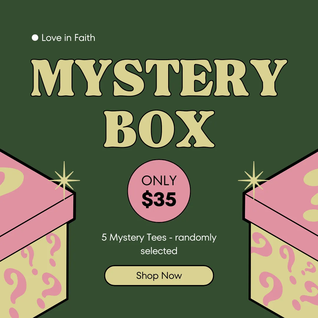 5 Pack Mystery Tees (color and design selected at random) - $35