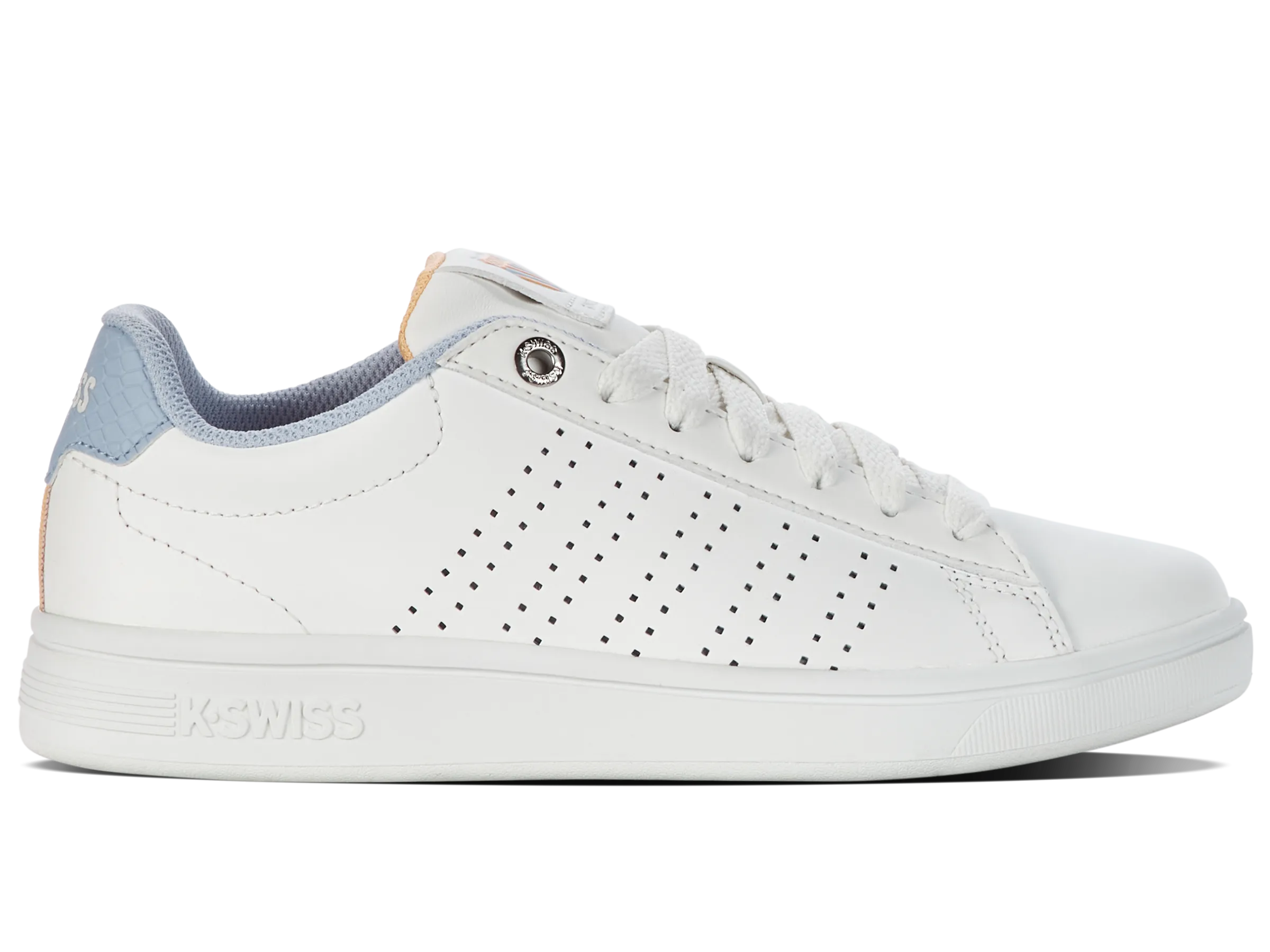 99188-157-M | BASE COURT | BRILLIANT WHITE/HEATHER/PEACH FUZZ