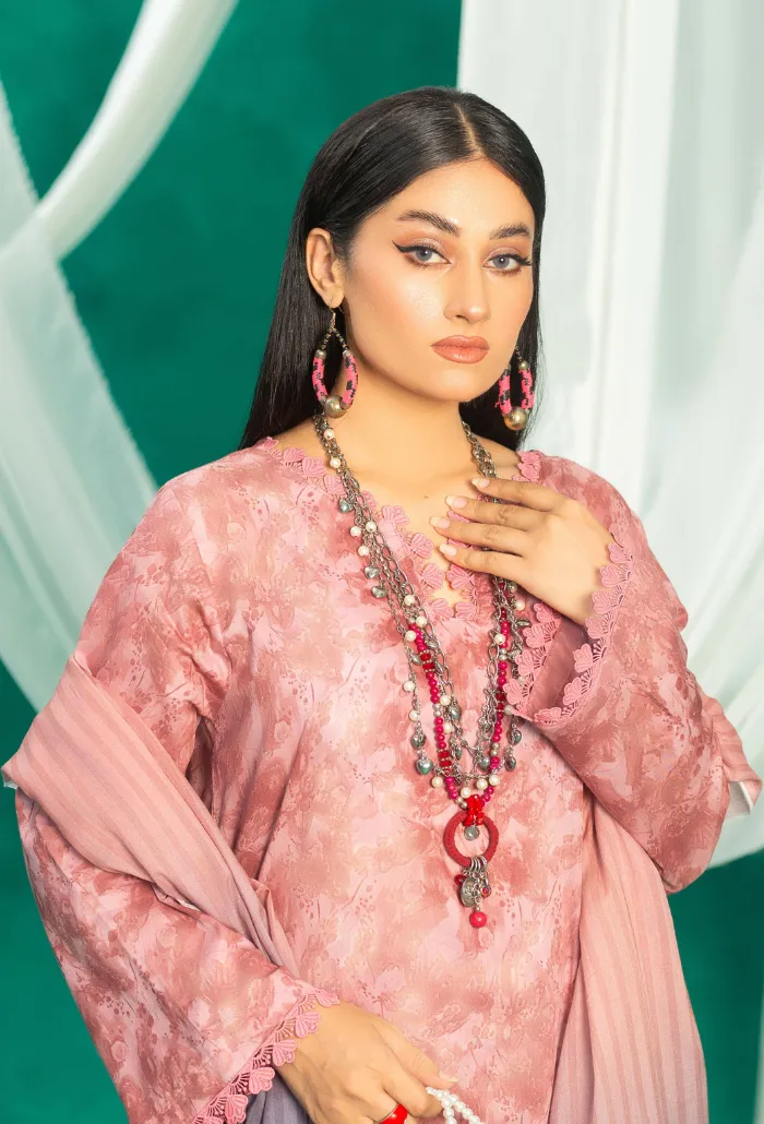 Aangan by Humdum Printed Lawn Unstitched 3Pc Suit D-02