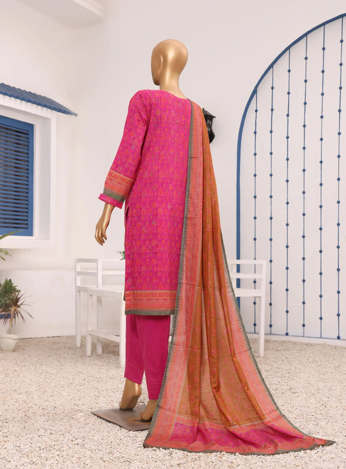 Aashkaar By HZ Textile Embroidered Lawn 3 Piece Stitched Suit HZ24AV5 AEL-403