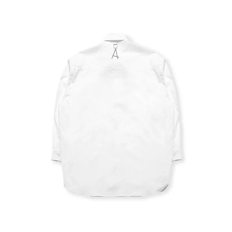 ADD Folded Placket Shirt White