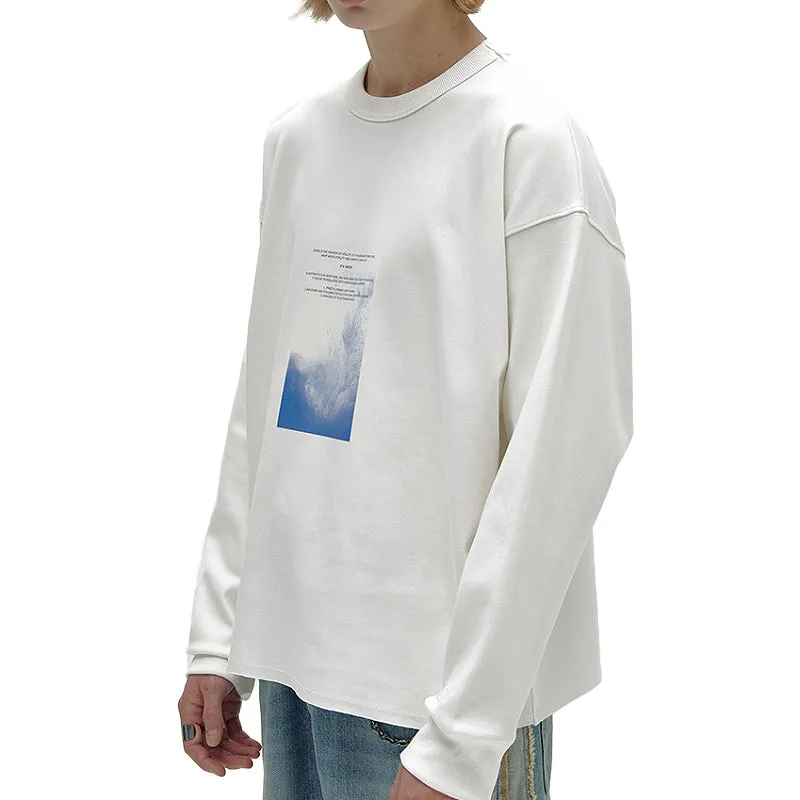 ADD Watercolor Sweatshirt Off-White