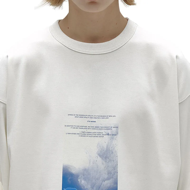 ADD Watercolor Sweatshirt Off-White