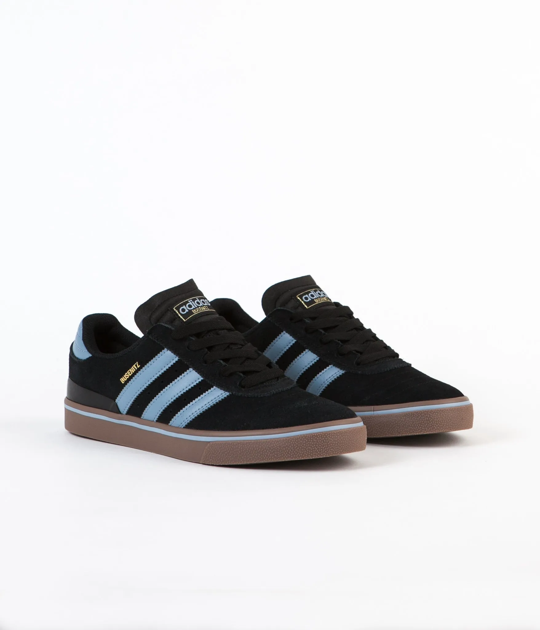 Adidas Busenitz Vulc ADV Shoes - Core Black / Tactile Blue / Gum5