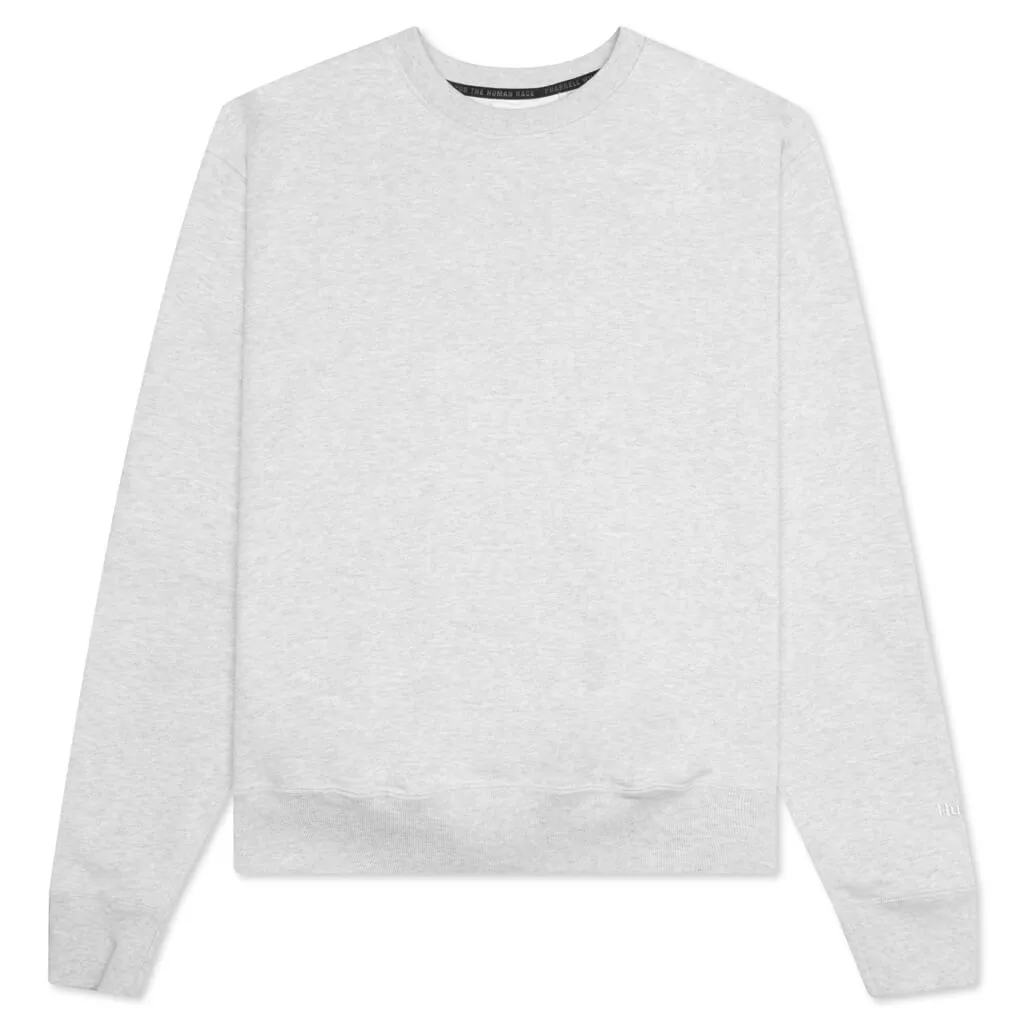 Adidas x Pharrell Williams Basics Crew - Light Grey Heather