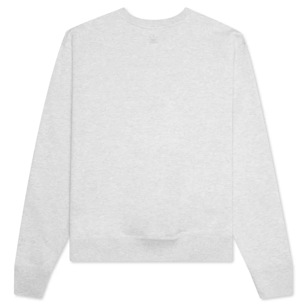 Adidas x Pharrell Williams Basics Crew - Light Grey Heather