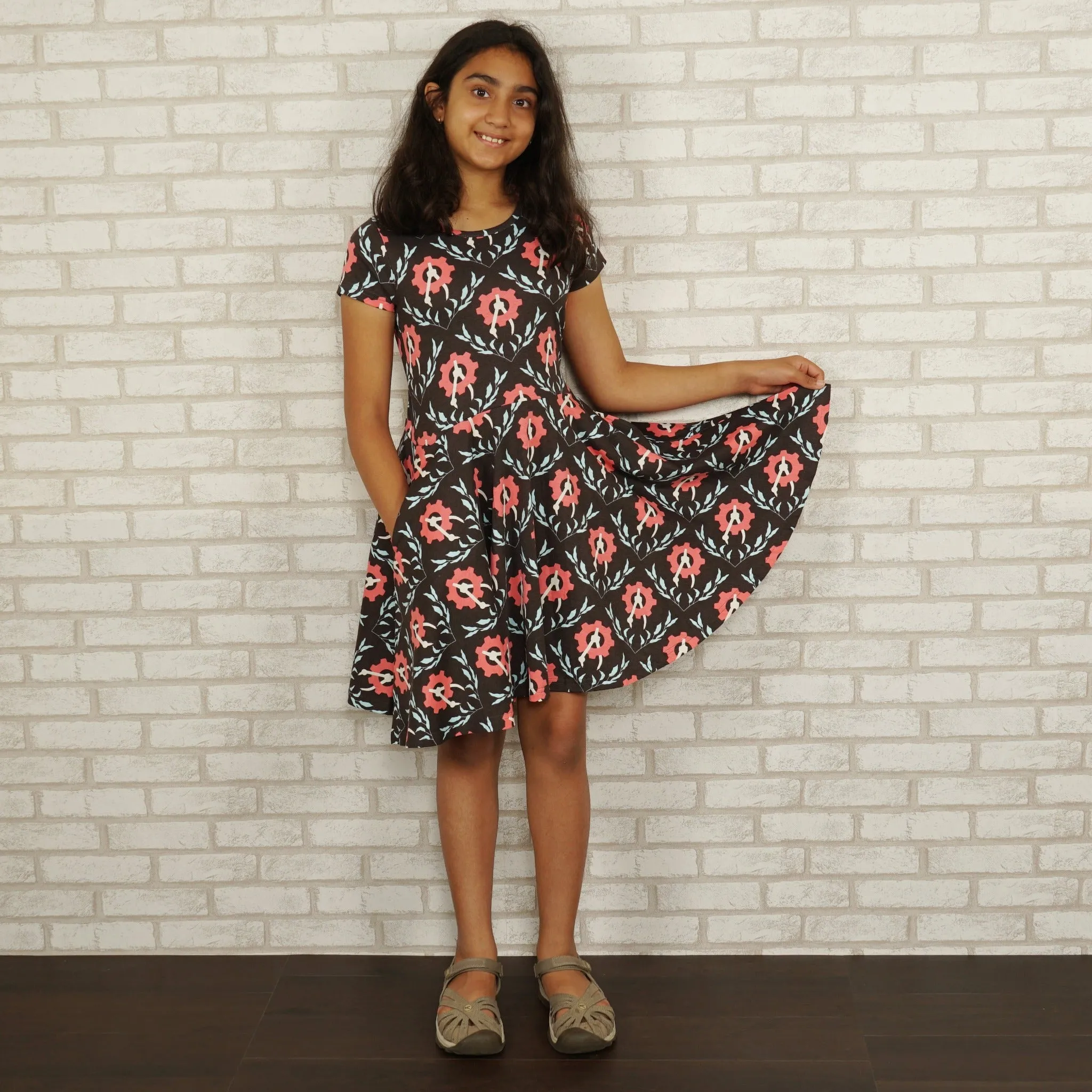 Aesthetic Engineering Kids Twirl Dress [FINAL SALE]