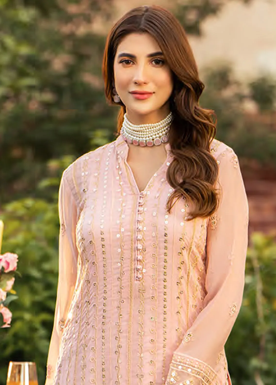 Afsanay By Shahzeb Textiles X Shireen Lakdawala Luxury Chiffon 3 Piece Unstitched Suit ST24A IRA