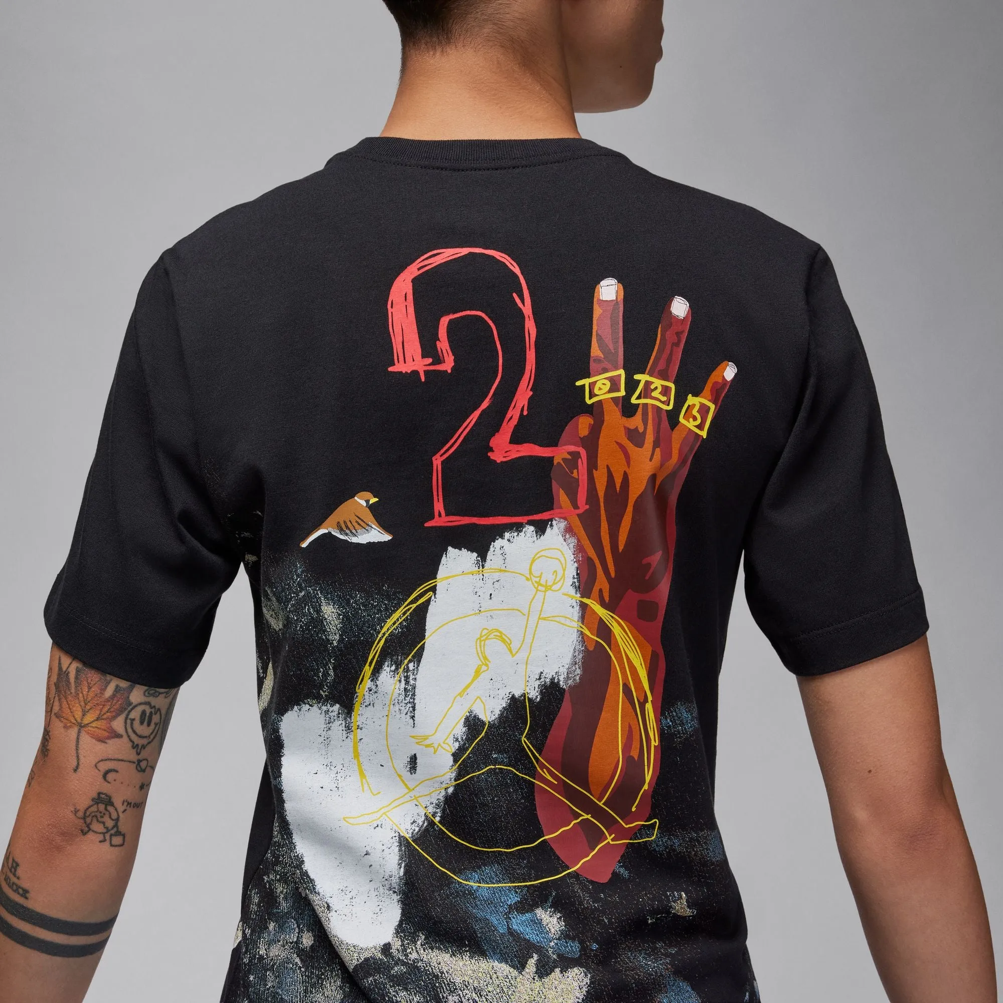 Air Jordan Mens Artist Series By Jammie Holmes SS Tee