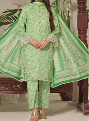 Aiza & Momina By VS Textile Embroidered Cambric Unstitched 3 Piece Suit - VS23AMC 10