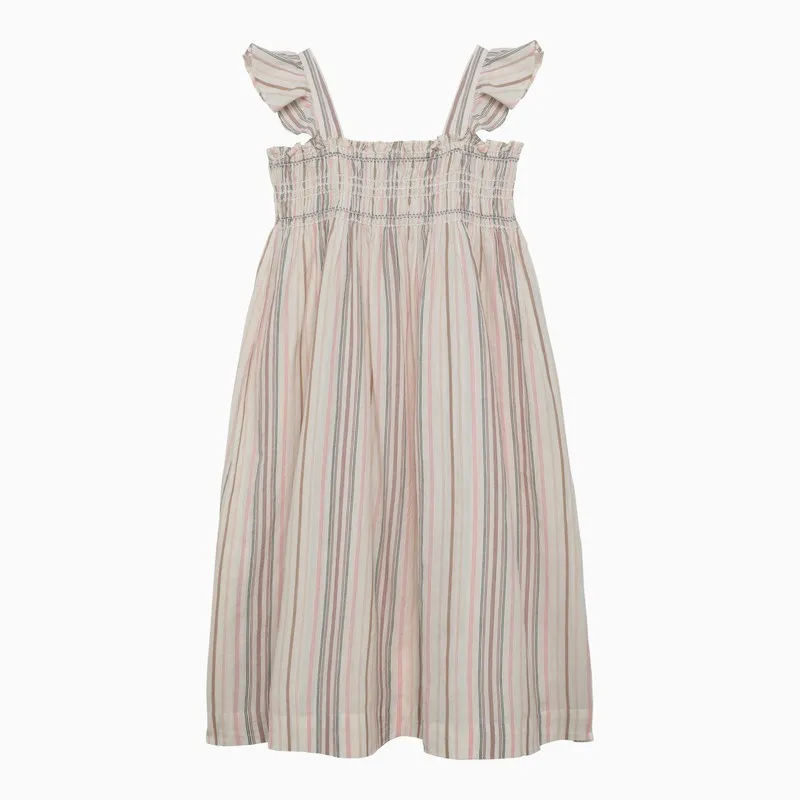 Alexandra Multicoloured Striped Cotton Dress