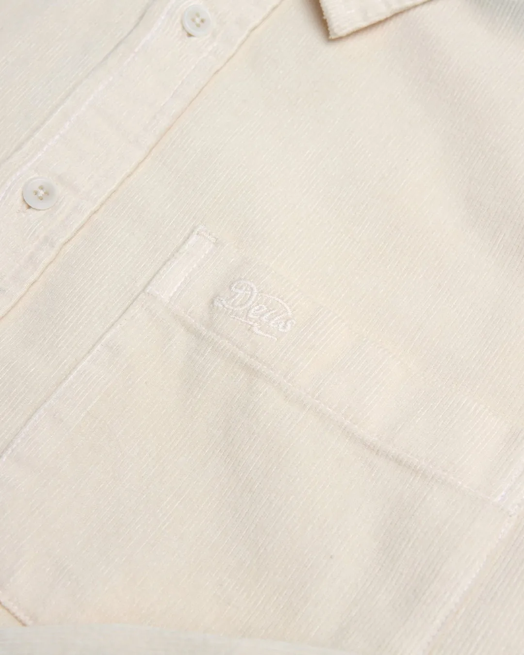 Allan Cord Shirt - Dirty White