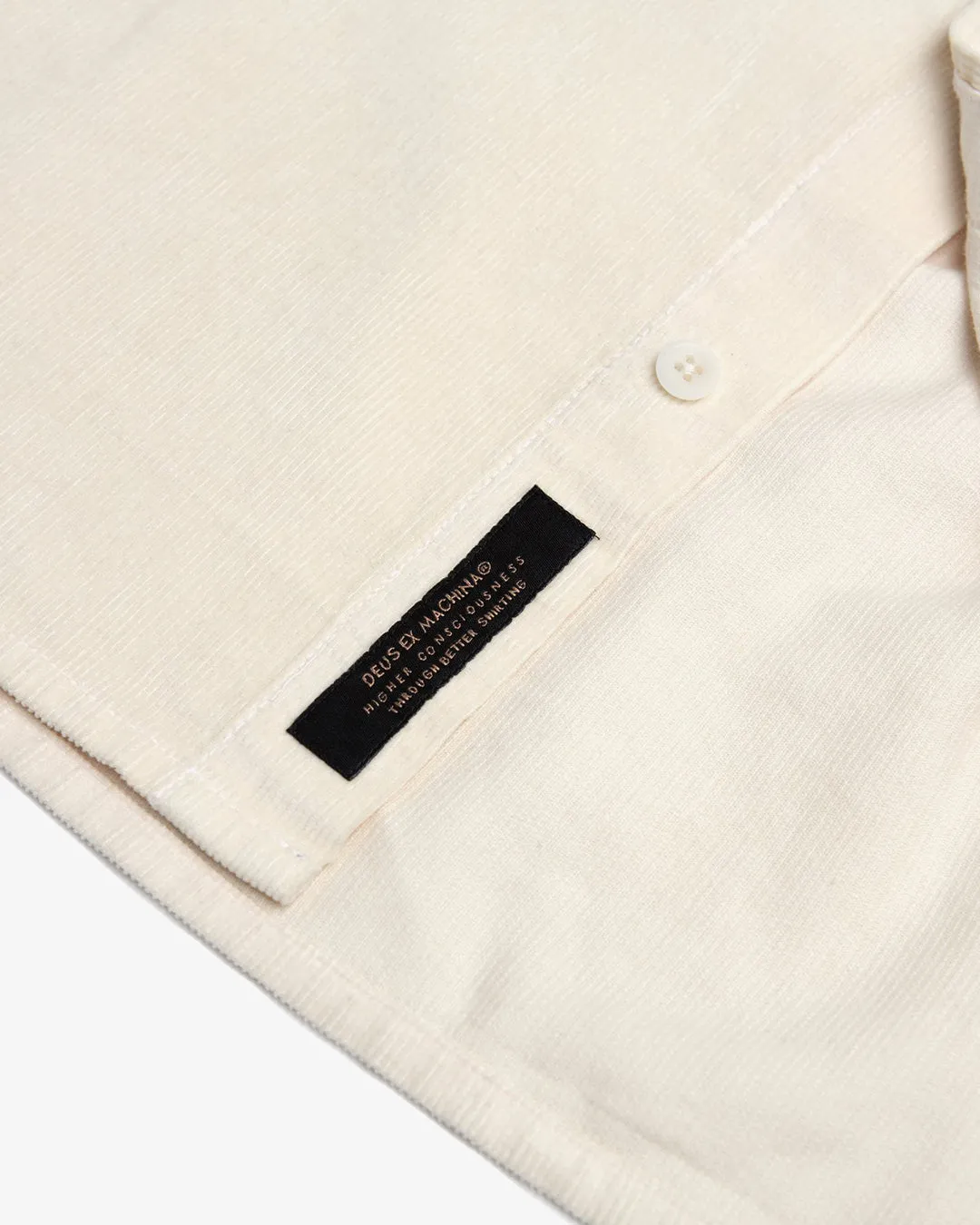 Allan Cord Shirt - Dirty White