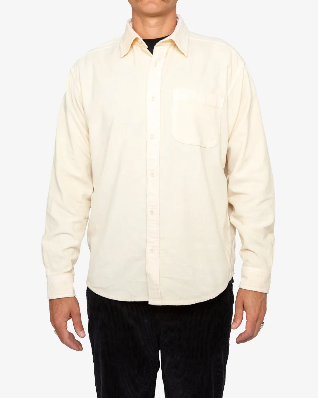 Allan Cord Shirt - Dirty White