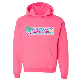 Alpha Chi Omega Pool Party Hooded Sweatshirt