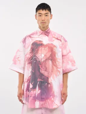 Anime Short Sleeve Shirt (UA65SH250P-PINK)