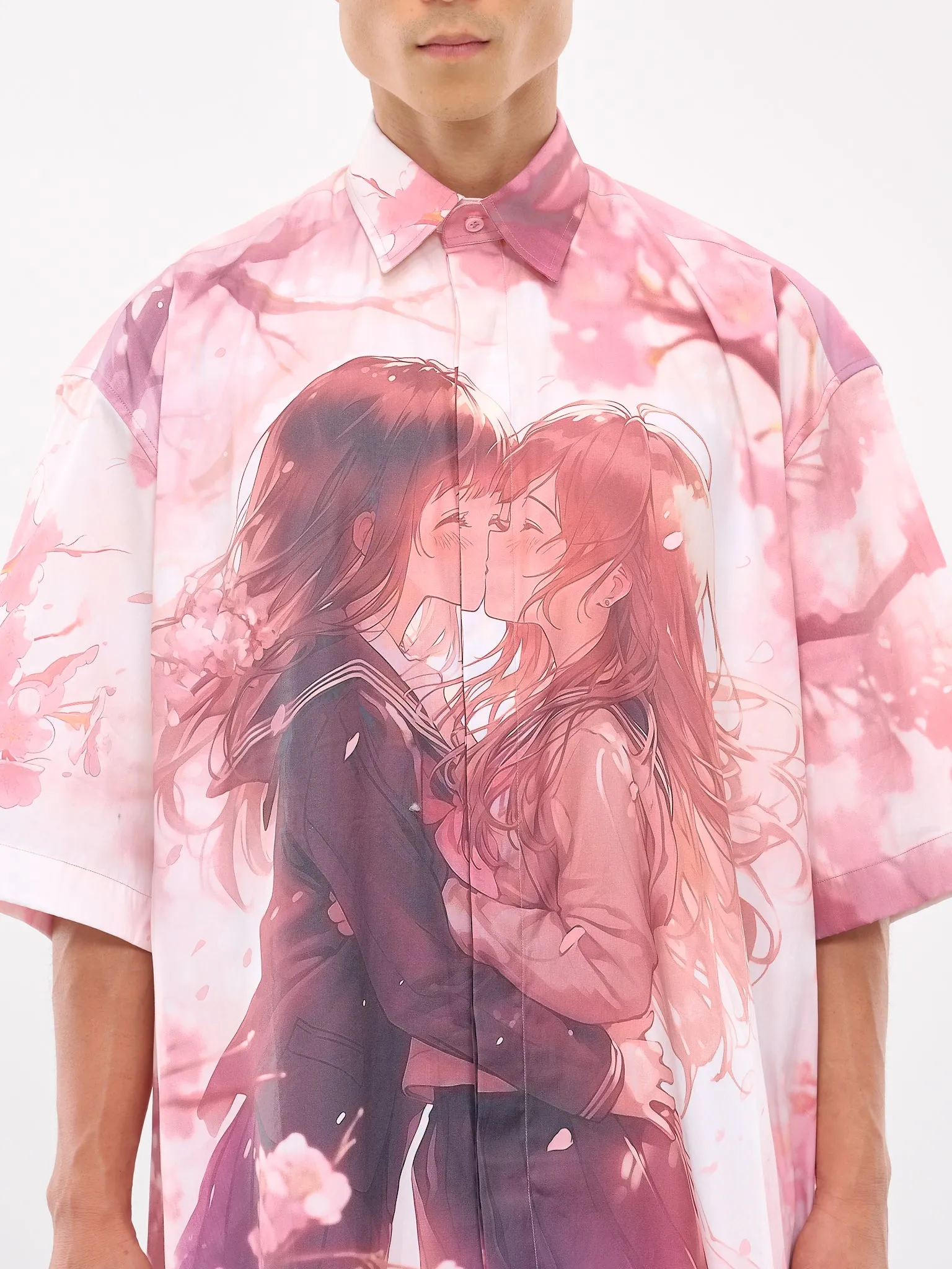 Anime Short Sleeve Shirt (UA65SH250P-PINK)