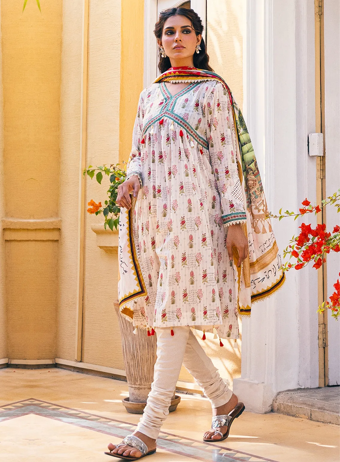 Ankahi by Al Zohaib Printed Cambric Unstitched 3 Piece Suit - 02