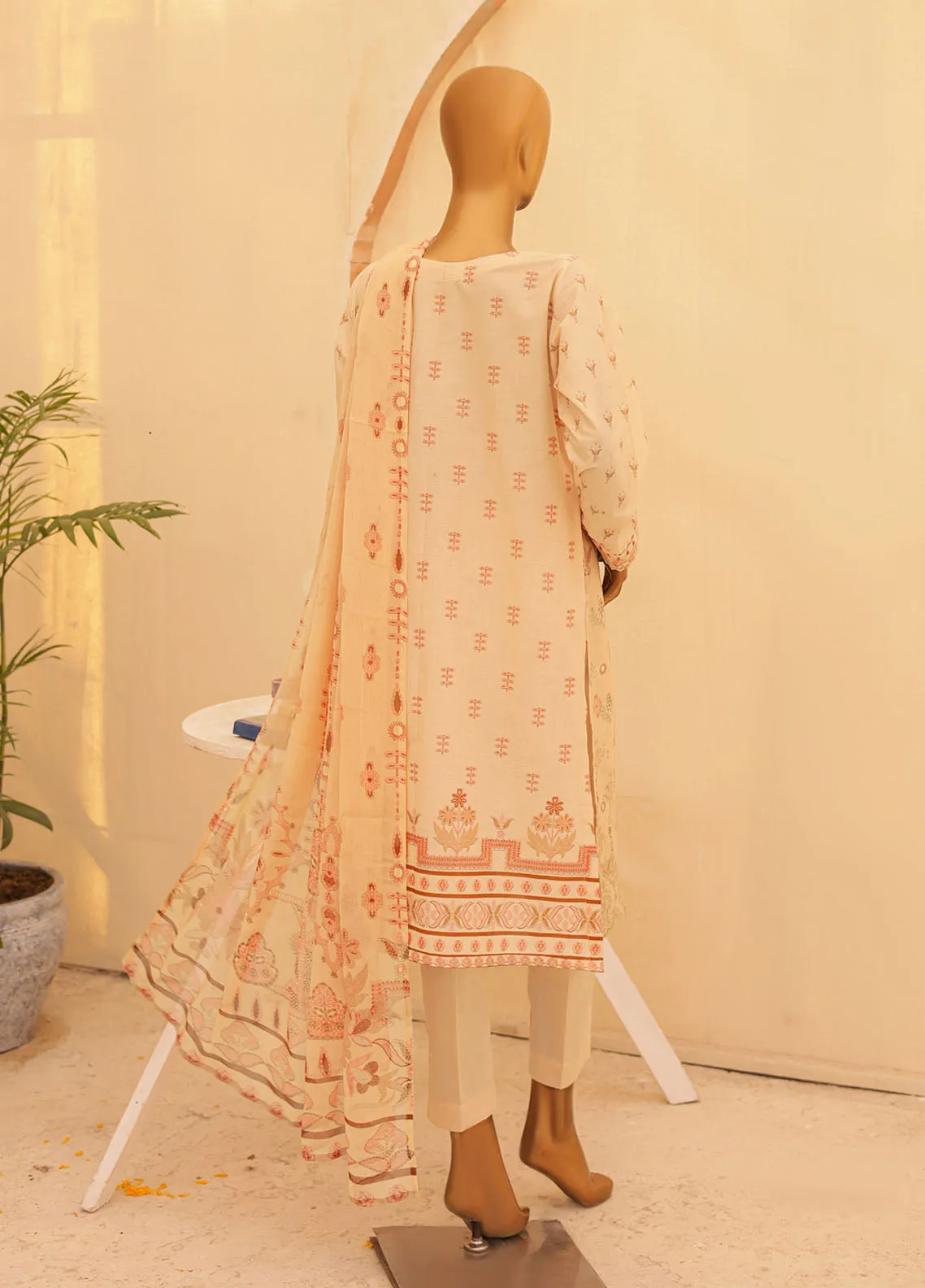 Anmol By HZ Textile Chikankari Embroidered Lawn Unstitched 3 Piece Suit - HZ24ACL ACE-2771