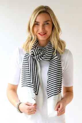 Archer House Scarf - Symmetrical Black