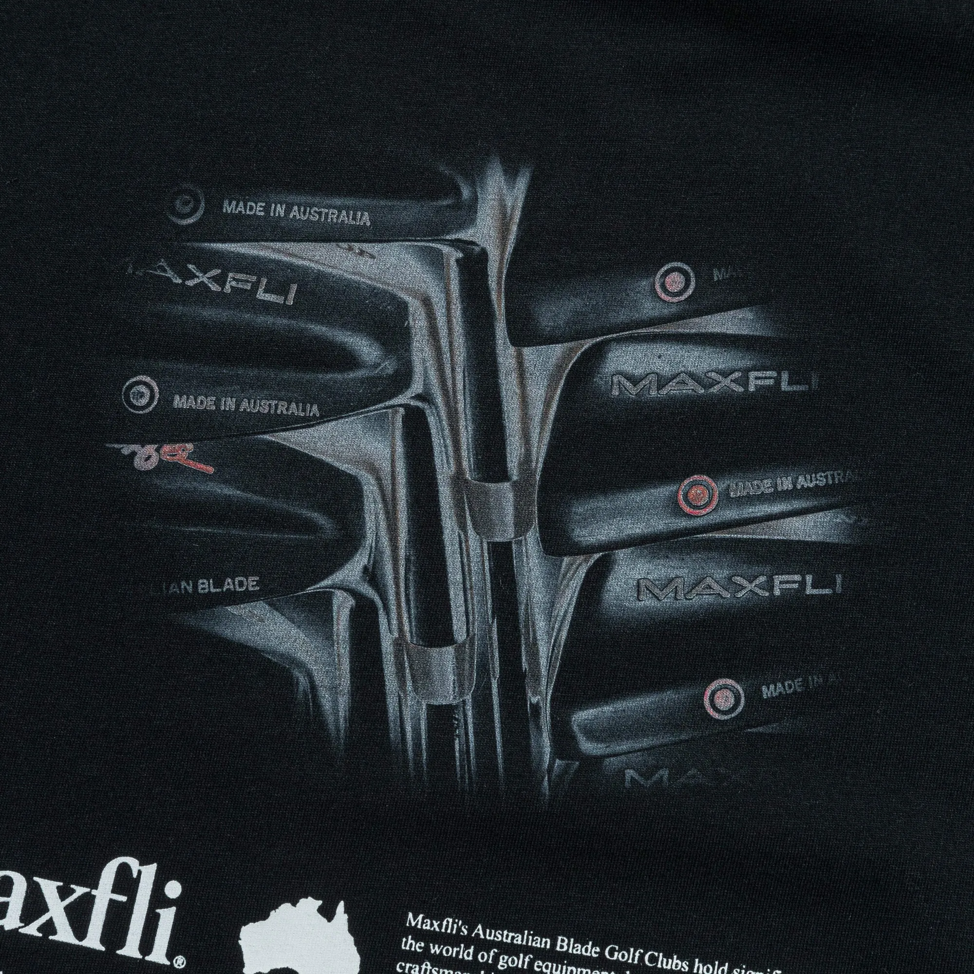 Aussie Blades T-Shirt x Maxfli - Black