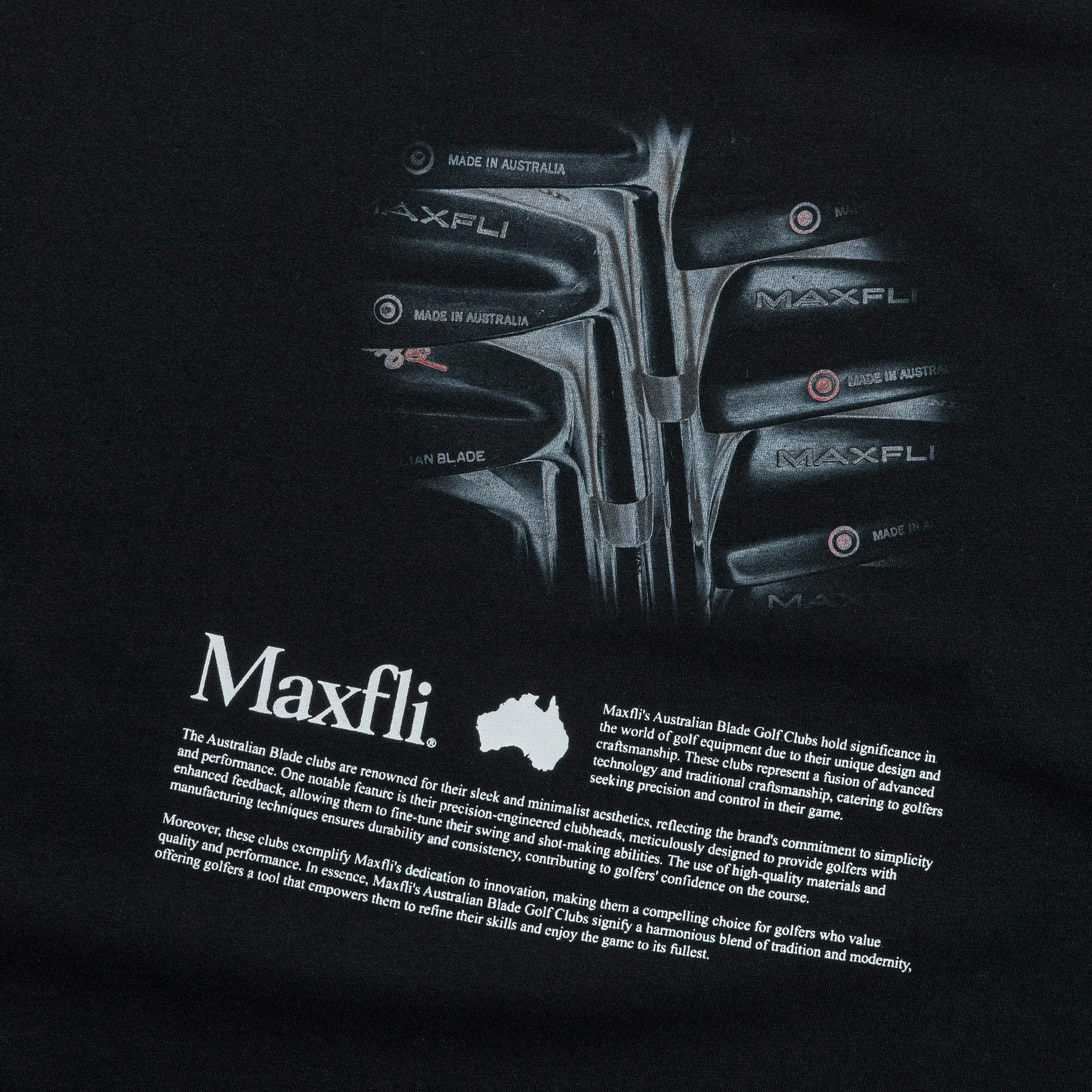 Aussie Blades T-Shirt x Maxfli - Black