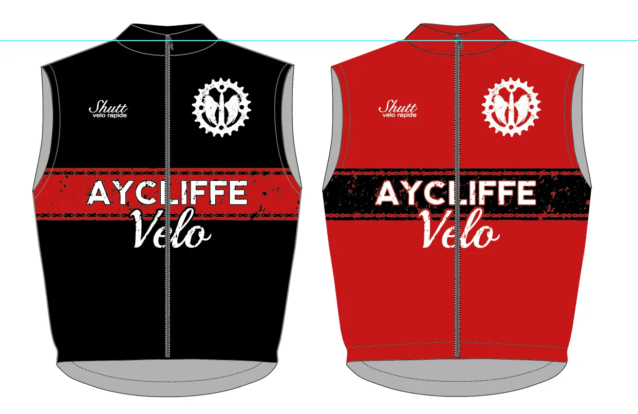 Aycliffe Sportline Gilet. BLACK OR RED OPTIONS