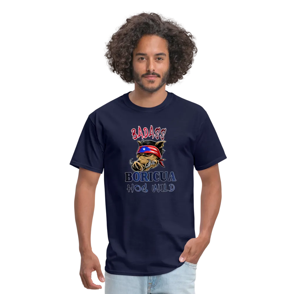 Badass Boricua Hog Wild - Unisex Classic T-Shirt