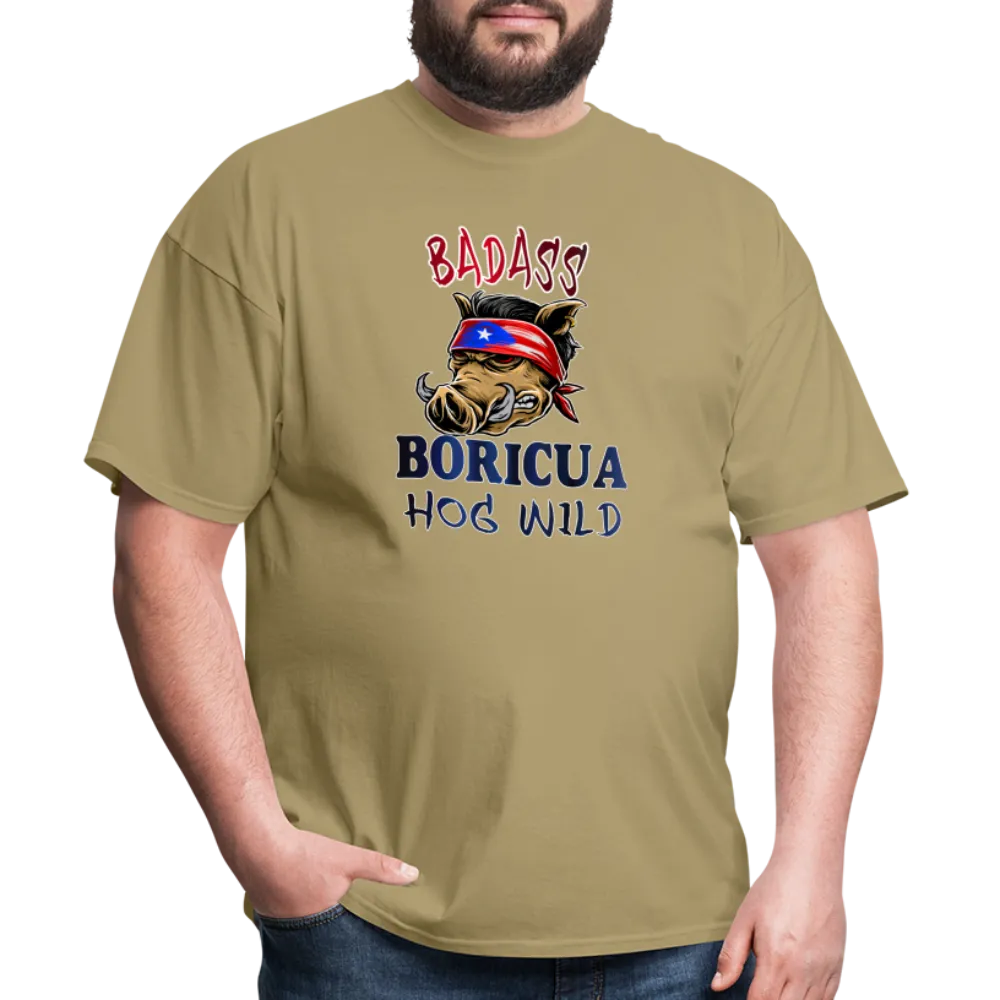 Badass Boricua Hog Wild - Unisex Classic T-Shirt