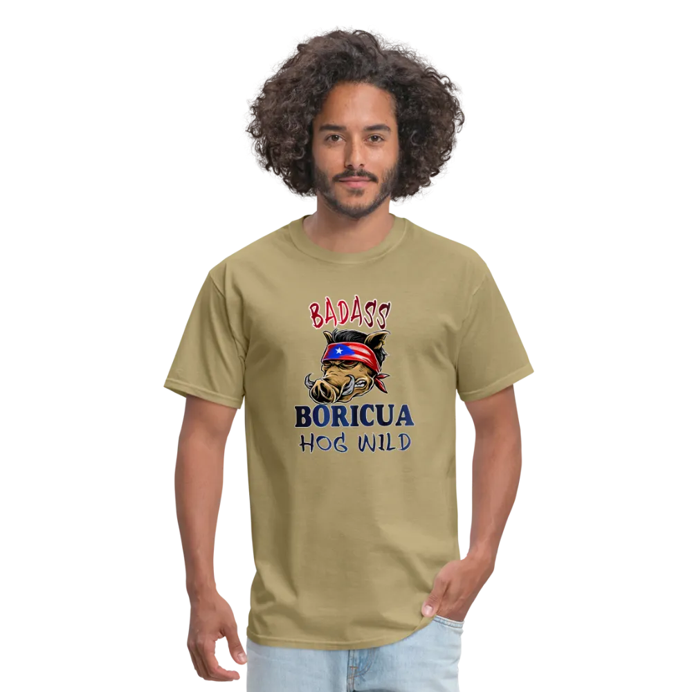 Badass Boricua Hog Wild - Unisex Classic T-Shirt