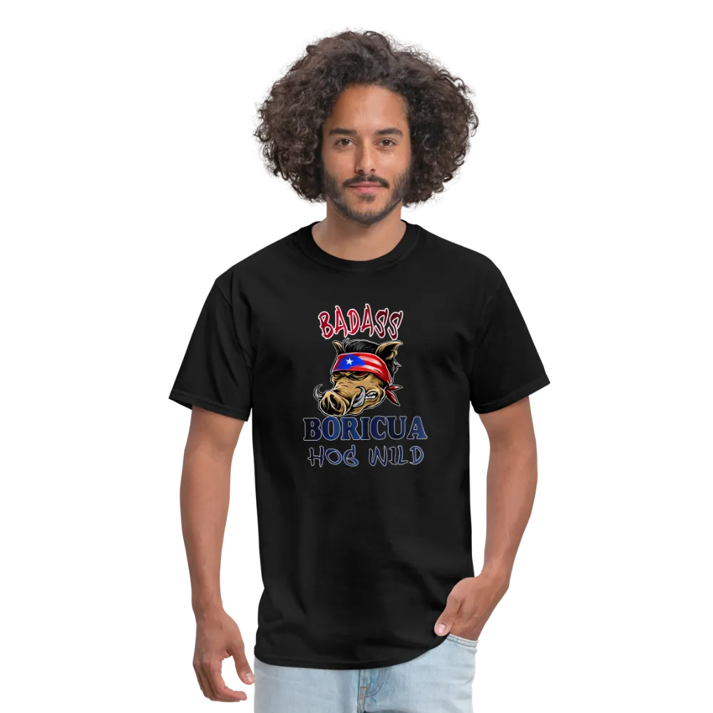 Badass Boricua Hog Wild - Unisex Classic T-Shirt