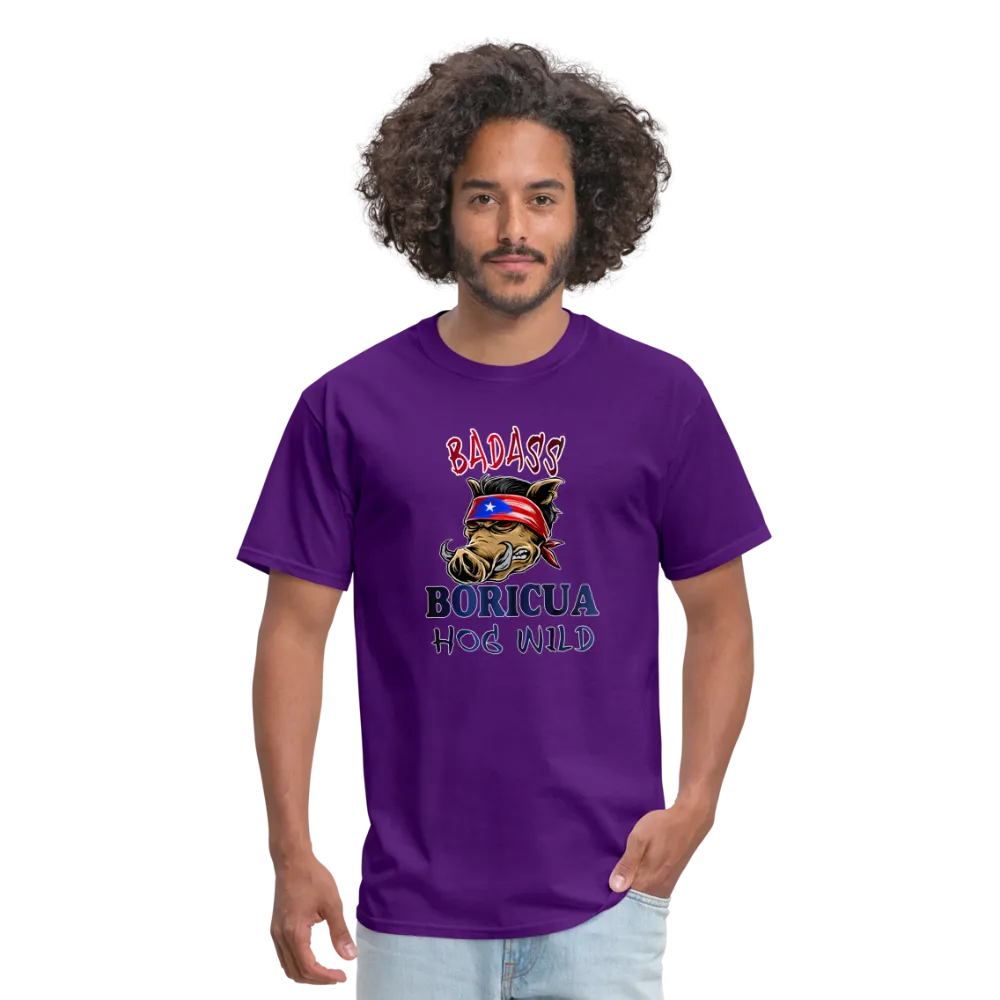 Badass Boricua Hog Wild - Unisex Classic T-Shirt