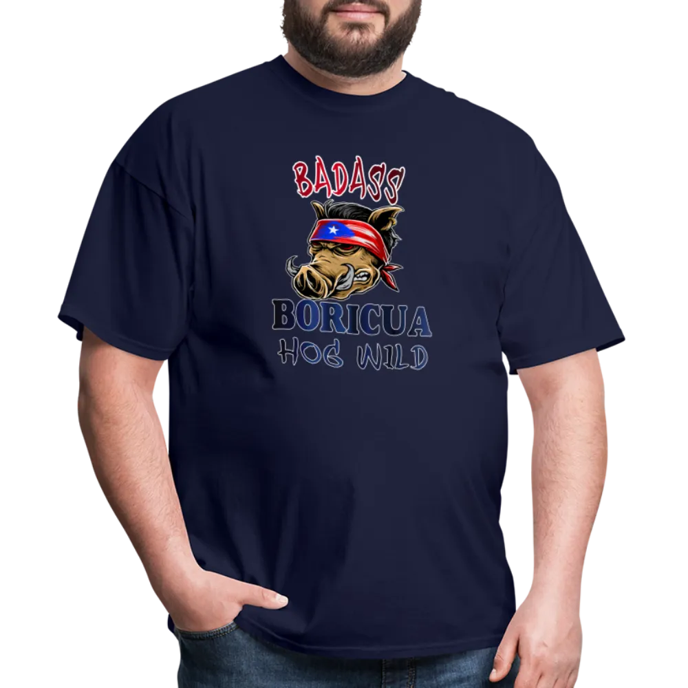 Badass Boricua Hog Wild - Unisex Classic T-Shirt