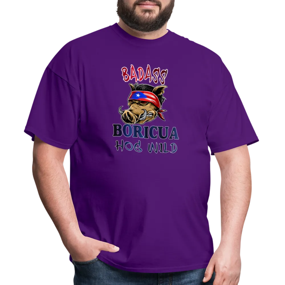 Badass Boricua Hog Wild - Unisex Classic T-Shirt