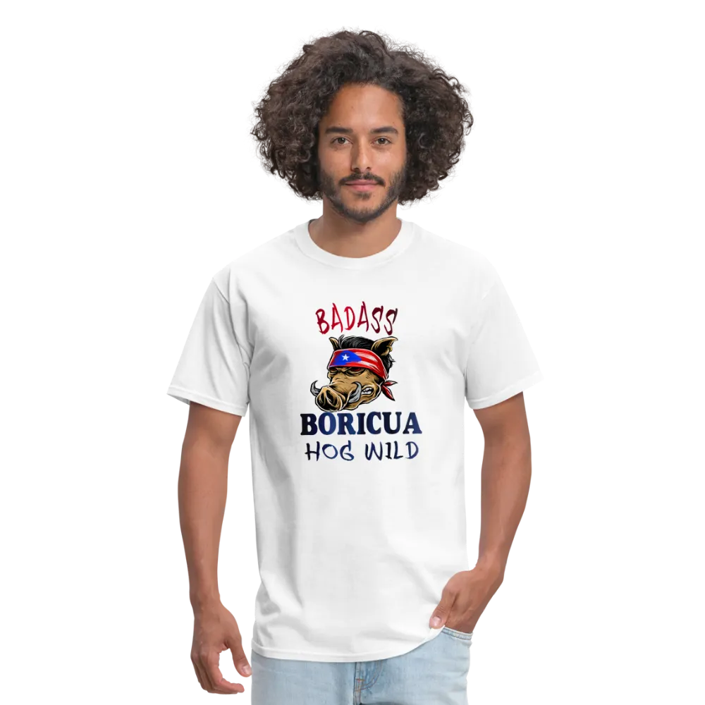 Badass Boricua Hog Wild - Unisex Classic T-Shirt