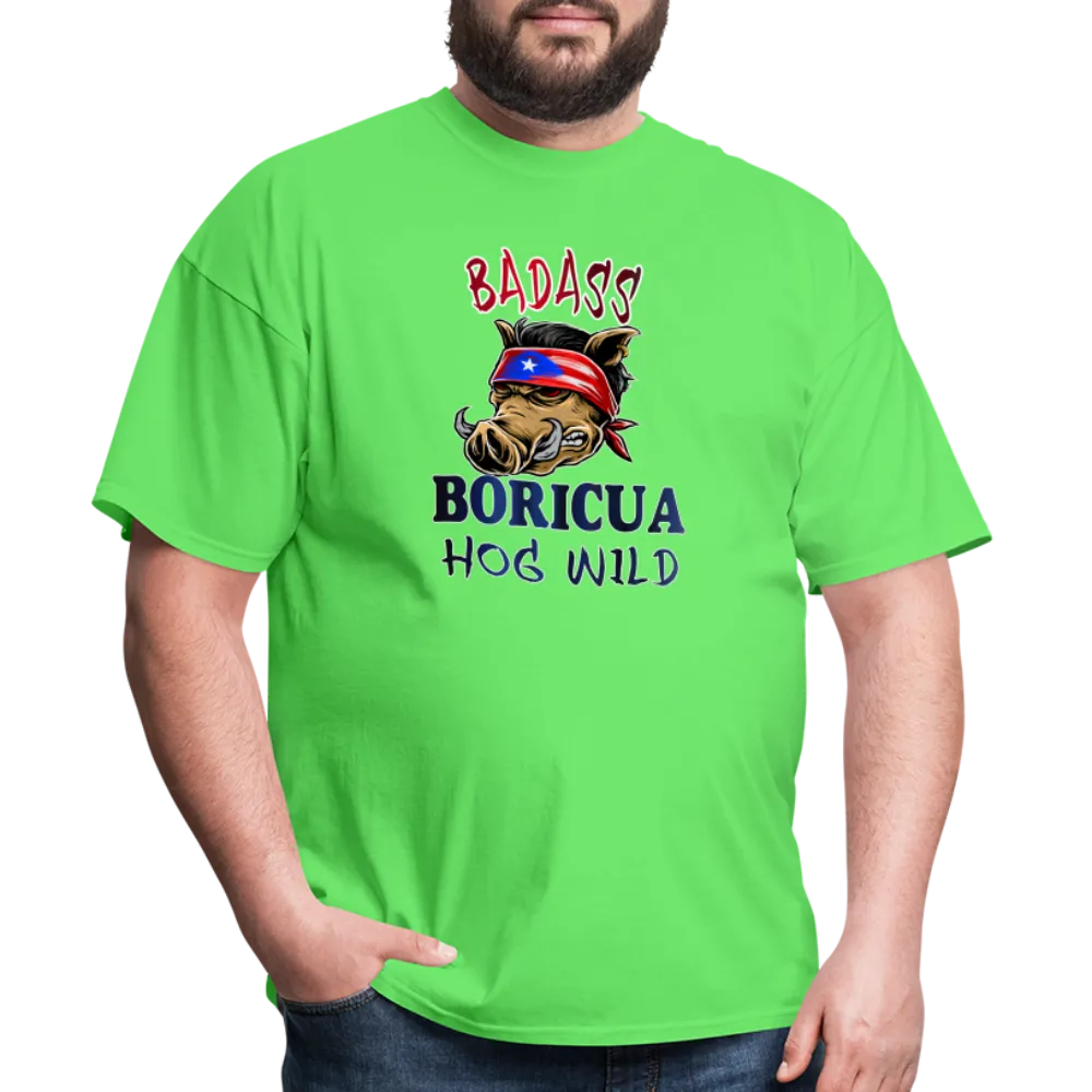 Badass Boricua Hog Wild - Unisex Classic T-Shirt