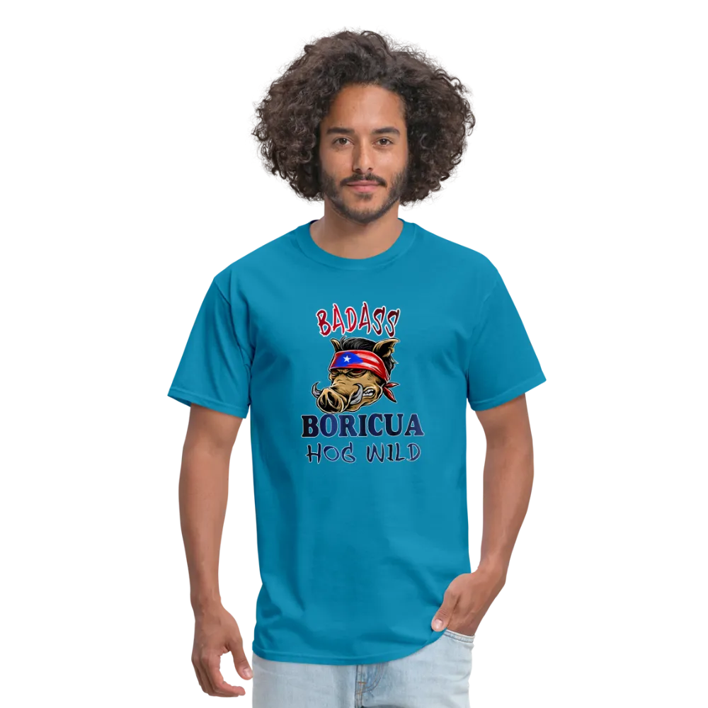 Badass Boricua Hog Wild - Unisex Classic T-Shirt