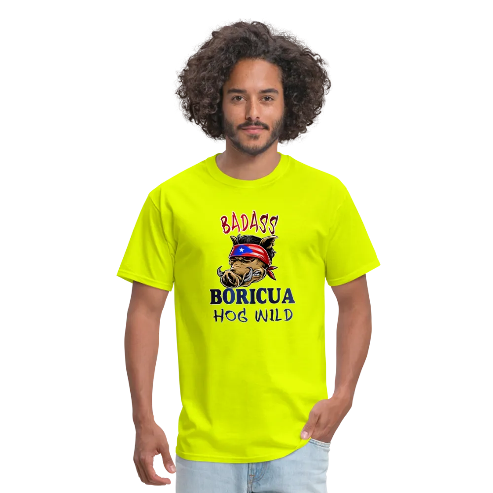 Badass Boricua Hog Wild - Unisex Classic T-Shirt