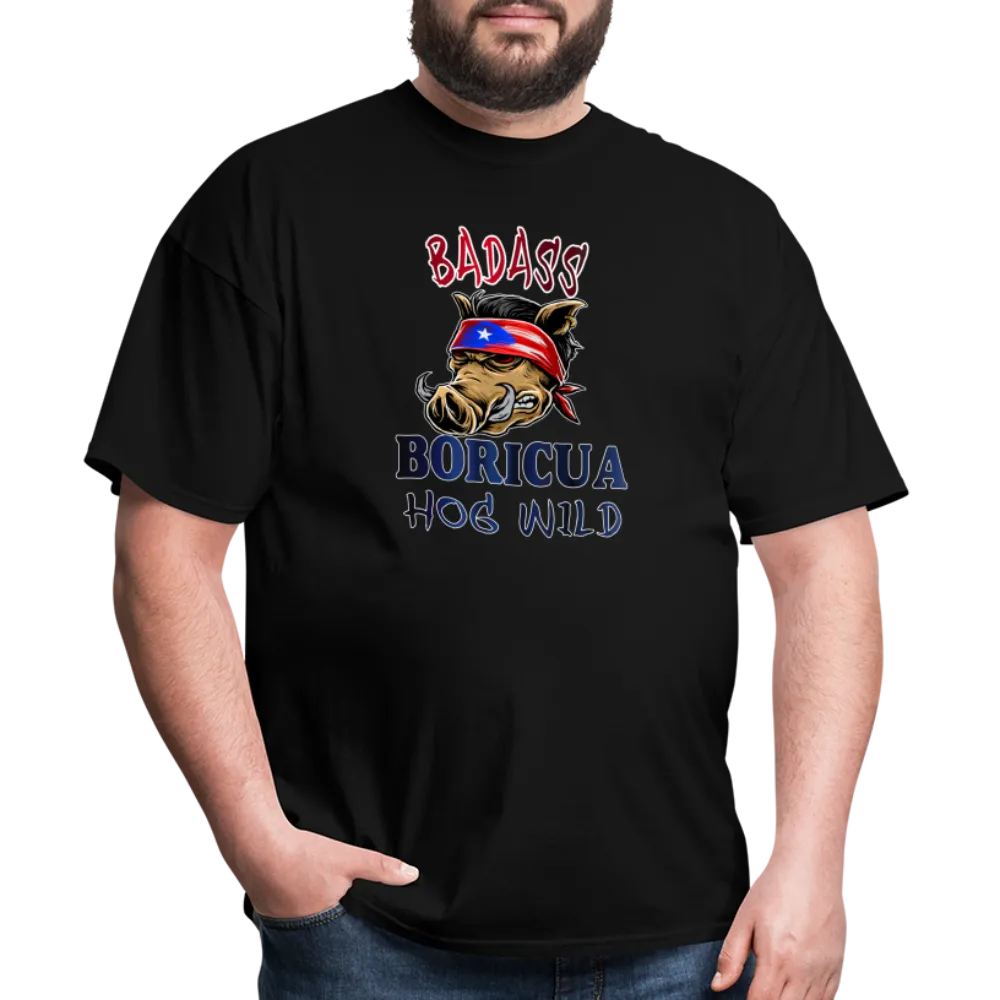 Badass Boricua Hog Wild - Unisex Classic T-Shirt