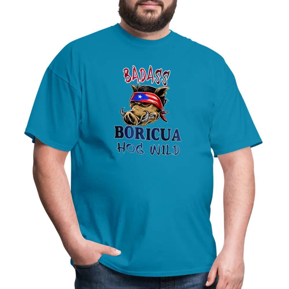 Badass Boricua Hog Wild - Unisex Classic T-Shirt