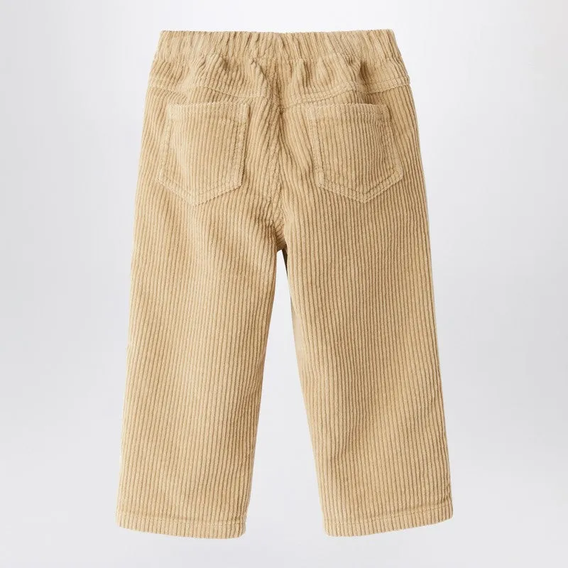 Beige Corduroy Trousers