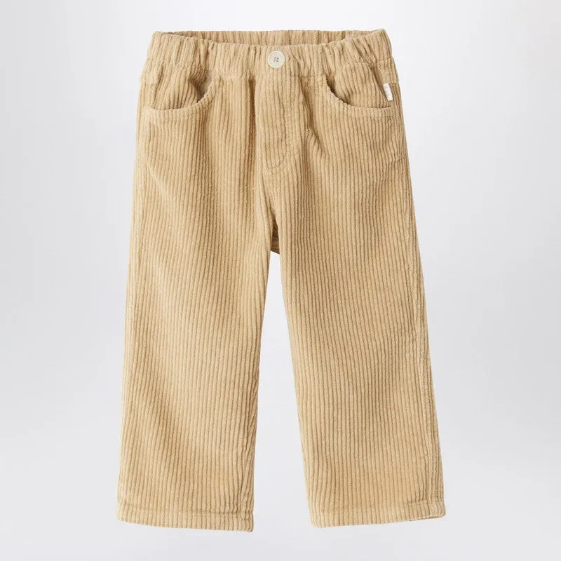 Beige Corduroy Trousers