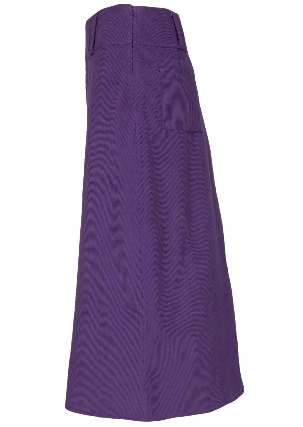 Belt Loop Corduroy Skirt Parachute Purple