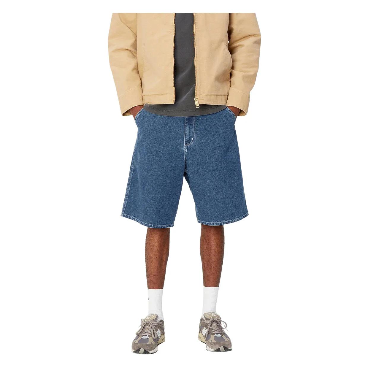 Bermuda Uomo Carhartt WIP Simple Short Blu (stone washed)