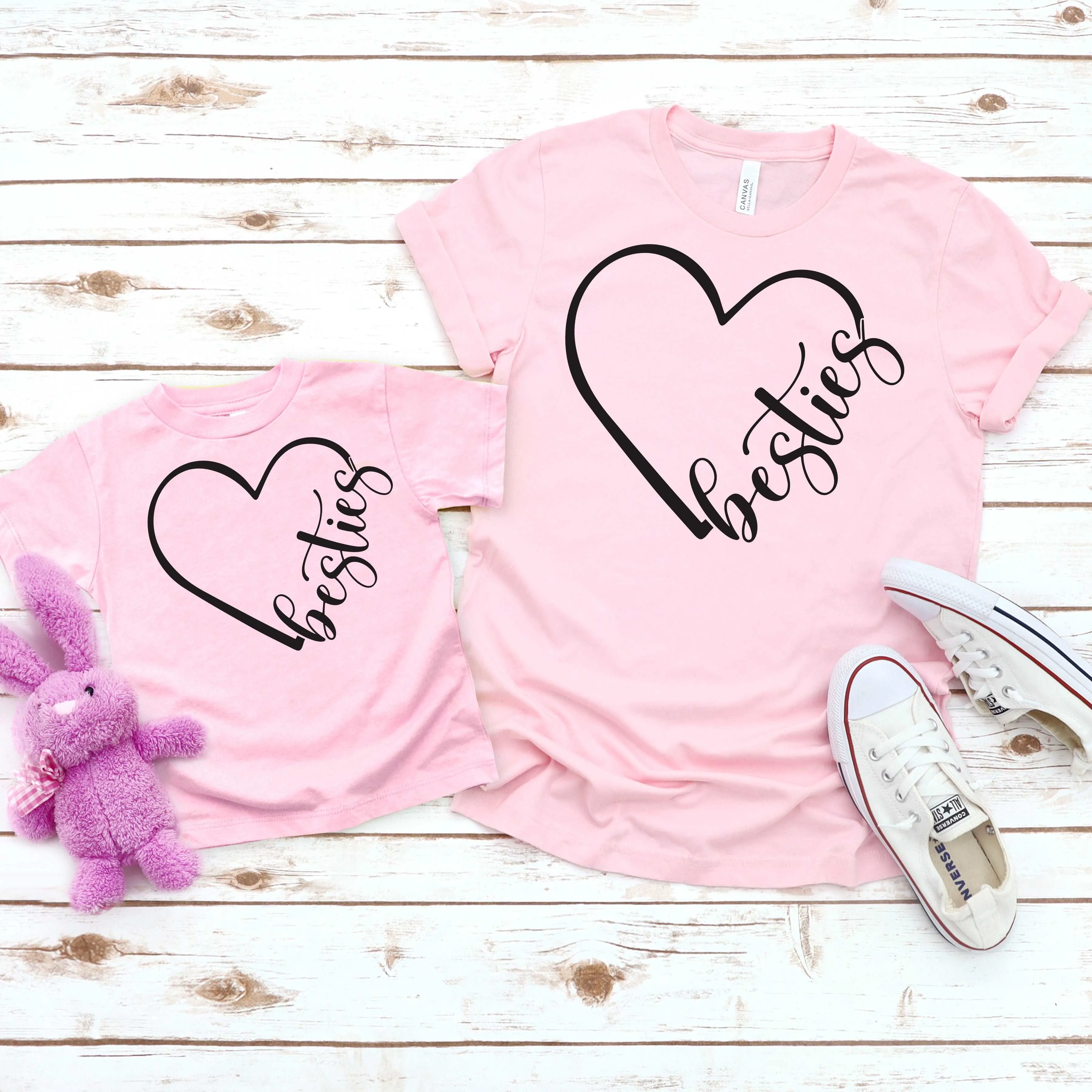 Besties Set of 2 - Pink