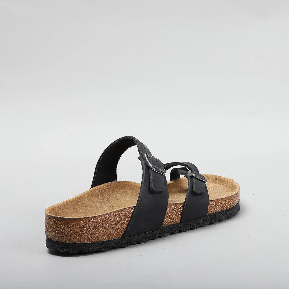 BIRKENSTOCK MAYARI 171481 BLACK OILED LEATHER